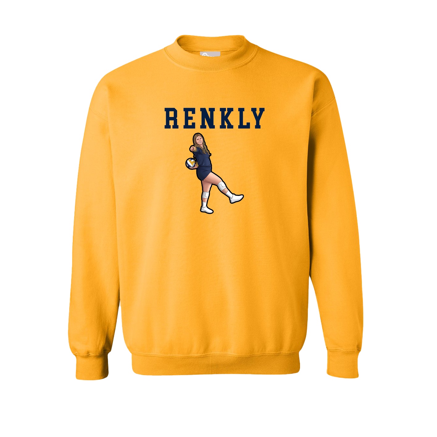 Fleece Crew — Shirsey in Gold