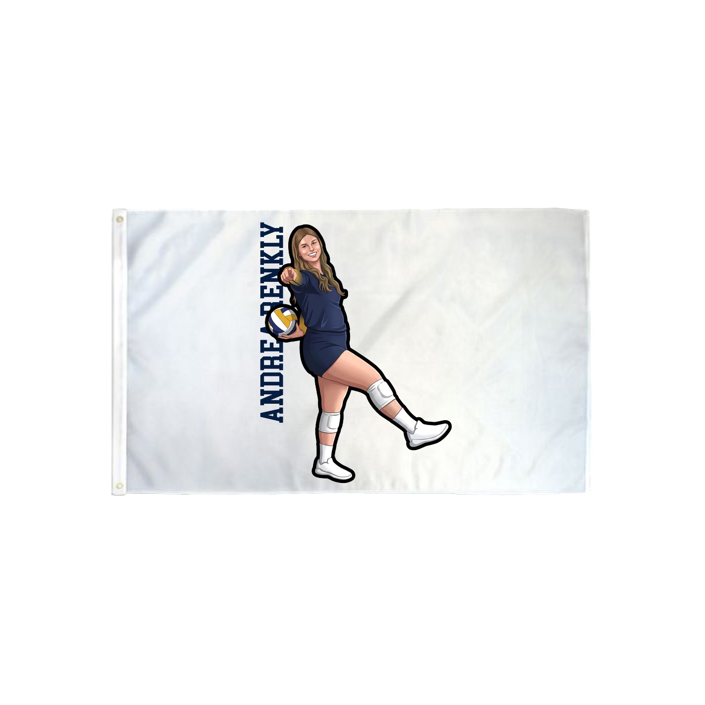 3x5 Flag — Name Vertical in Classic