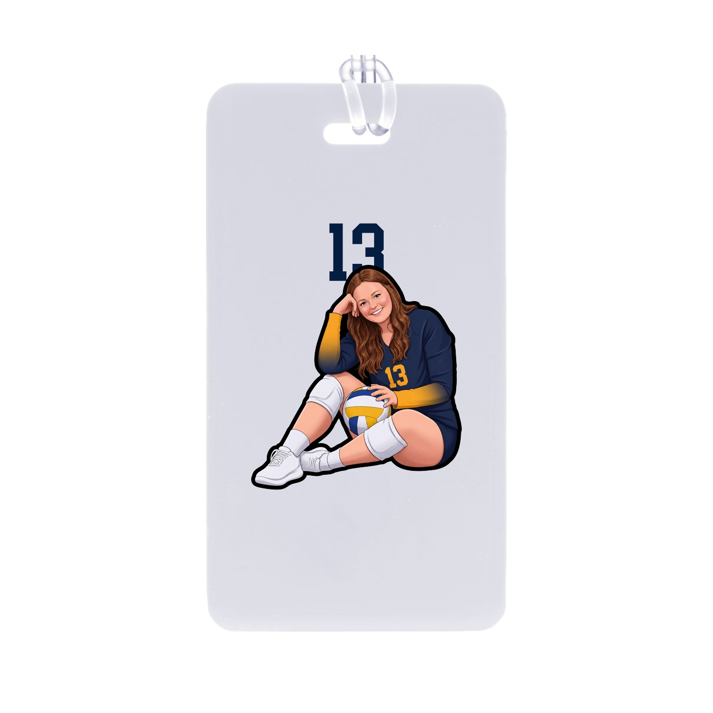 Bag Tag — Number Top in Classic