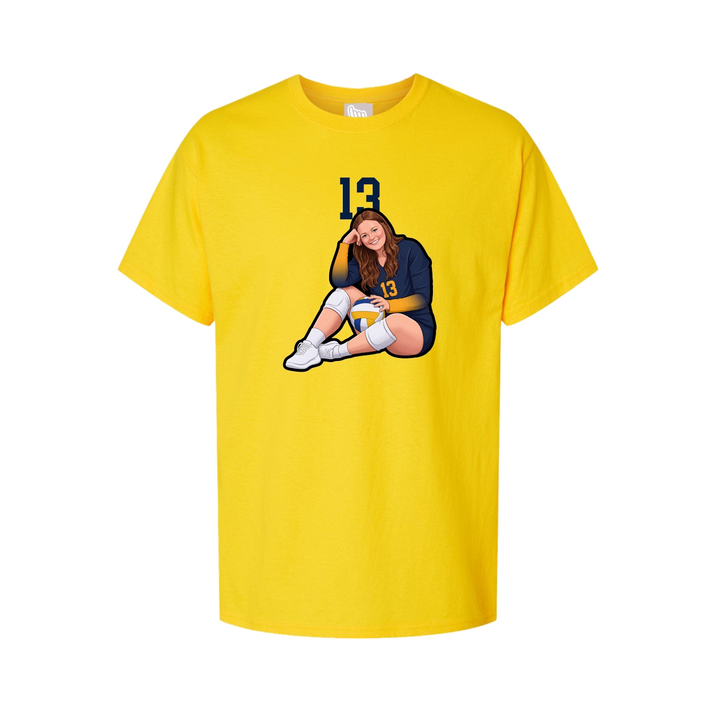 Tee — Number Top in Gold