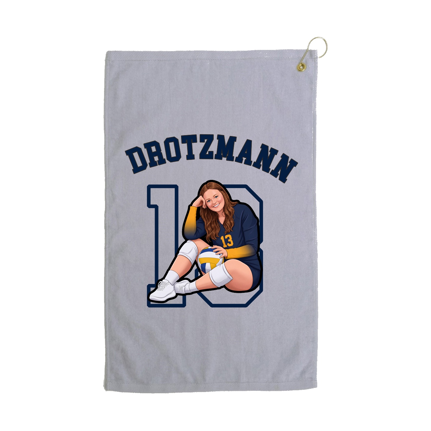 Golf Towel — Shirsey Arch in Grey
