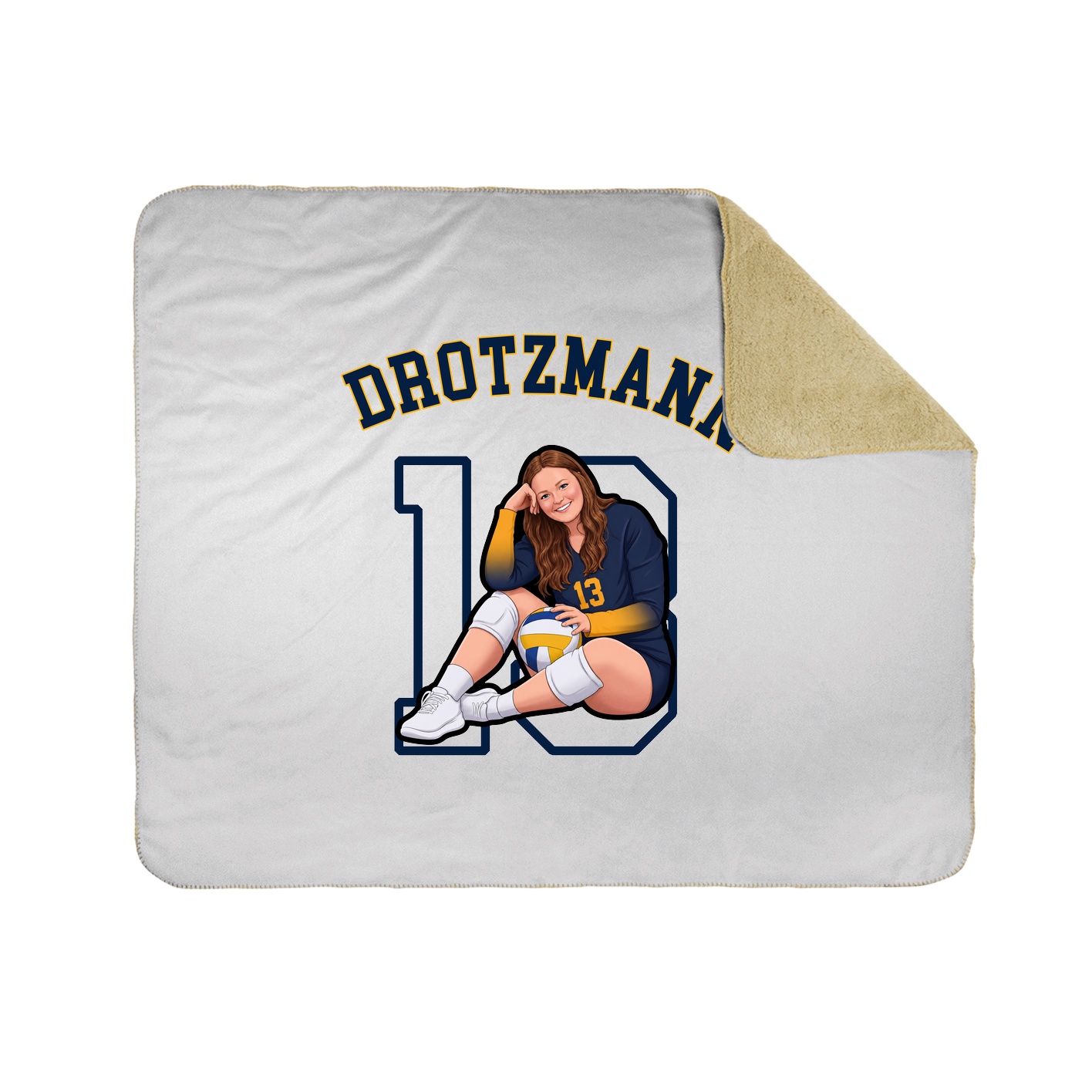 Throw Blanket — Shirsey Arch in White