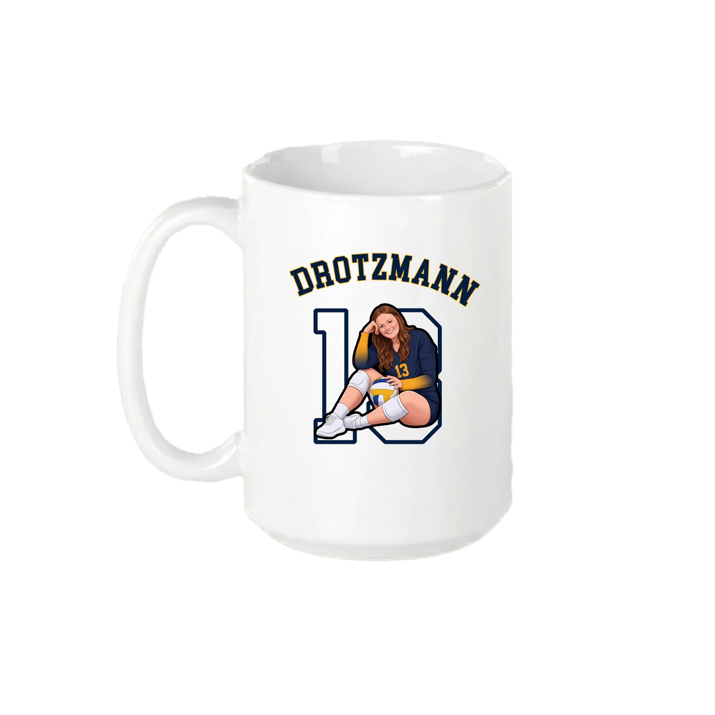 15oz Coffee Mug — Shirsey Arch in White