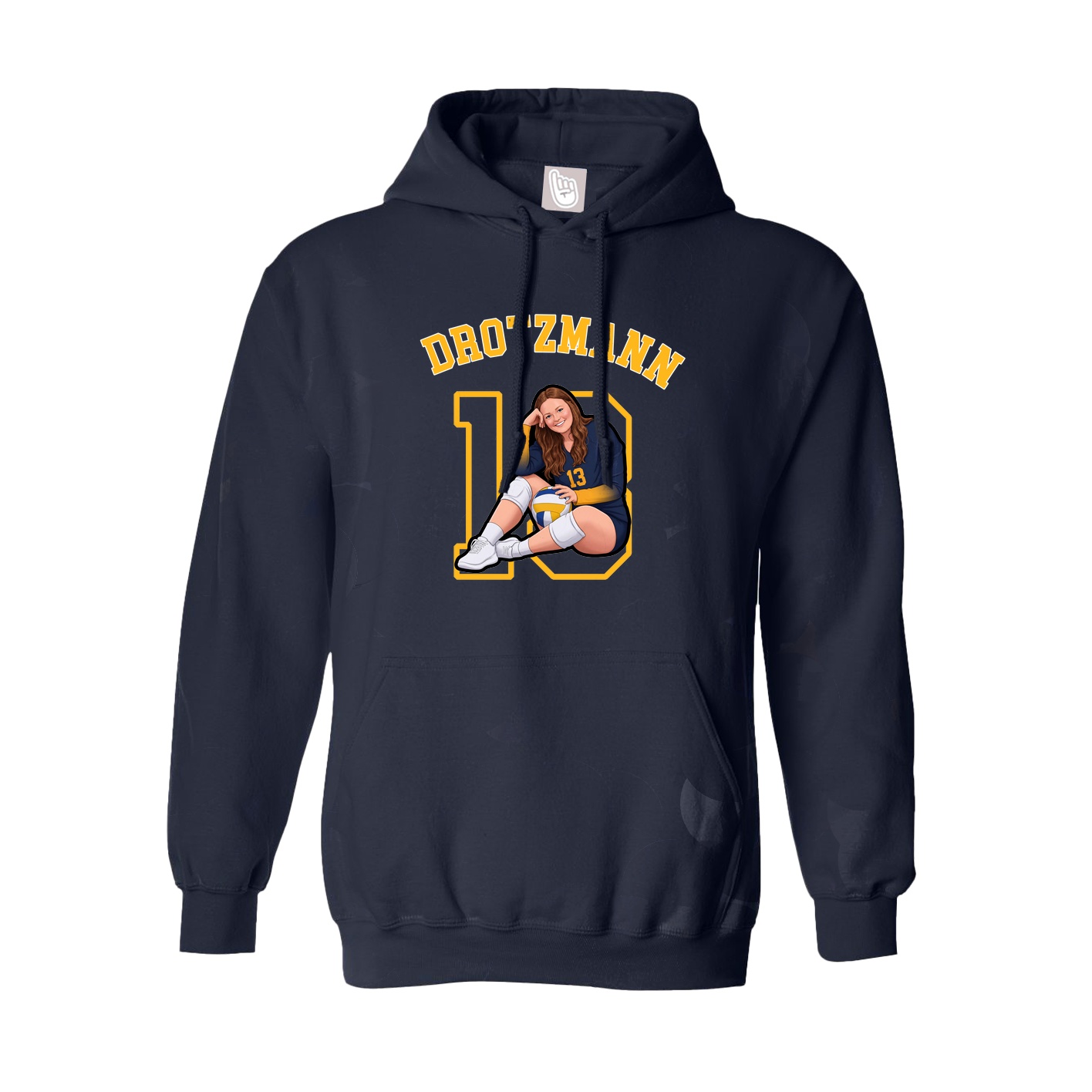 Youth Hoodie — Shirsey Arch in Navy