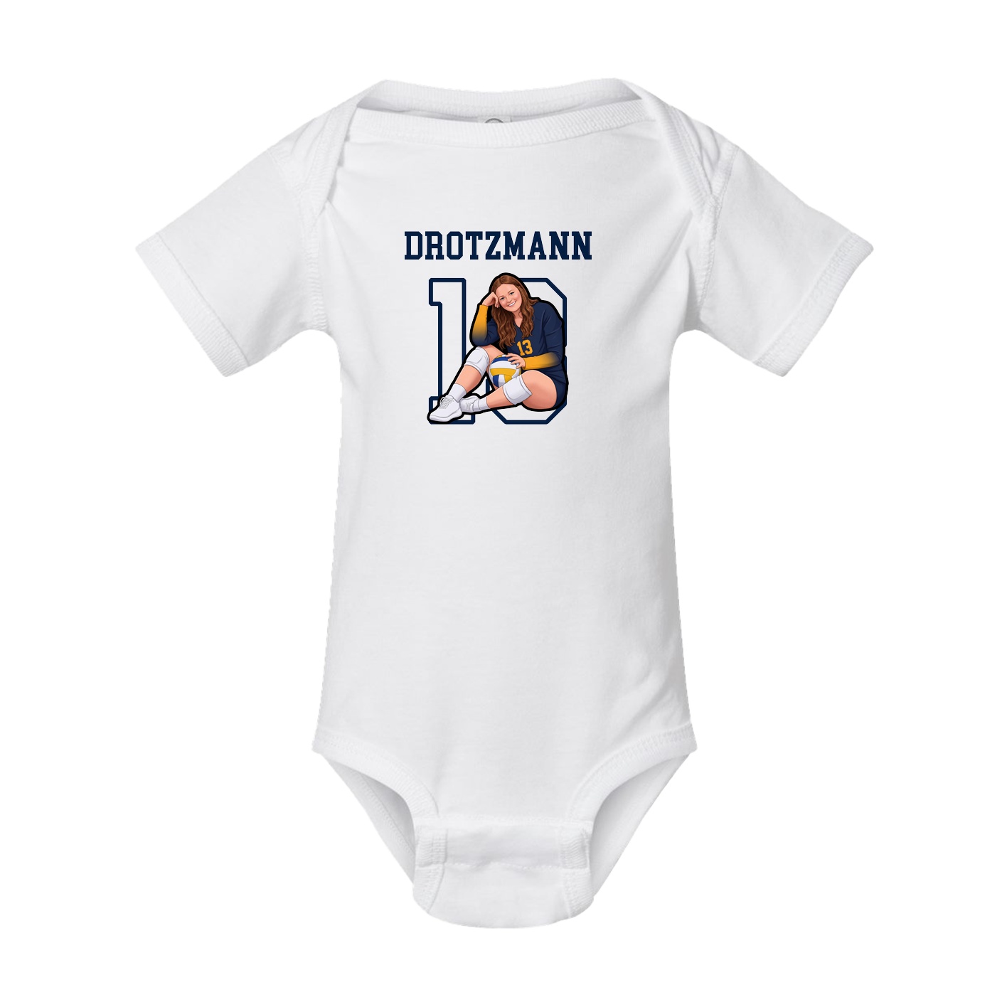 Baby Onesie — Shirsey in White