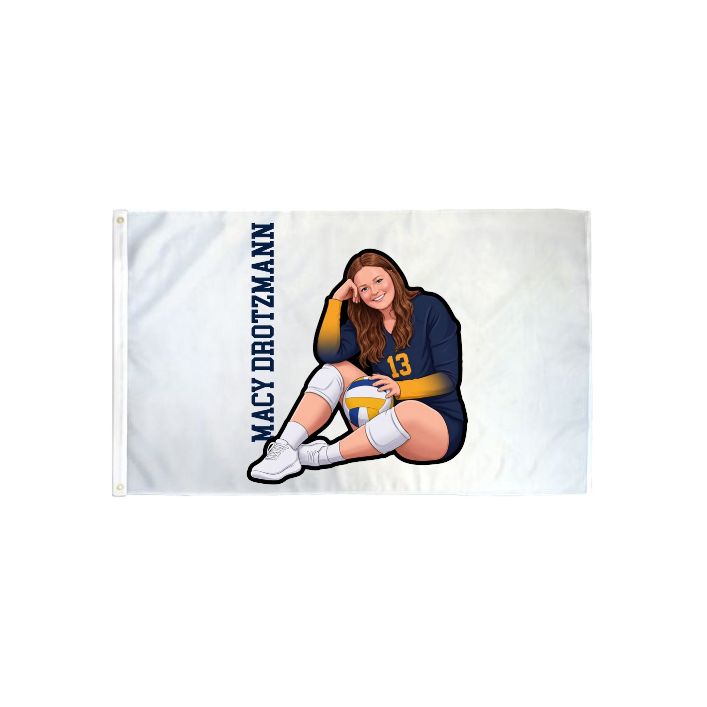 3x5 Flag — Name Vertical in Classic