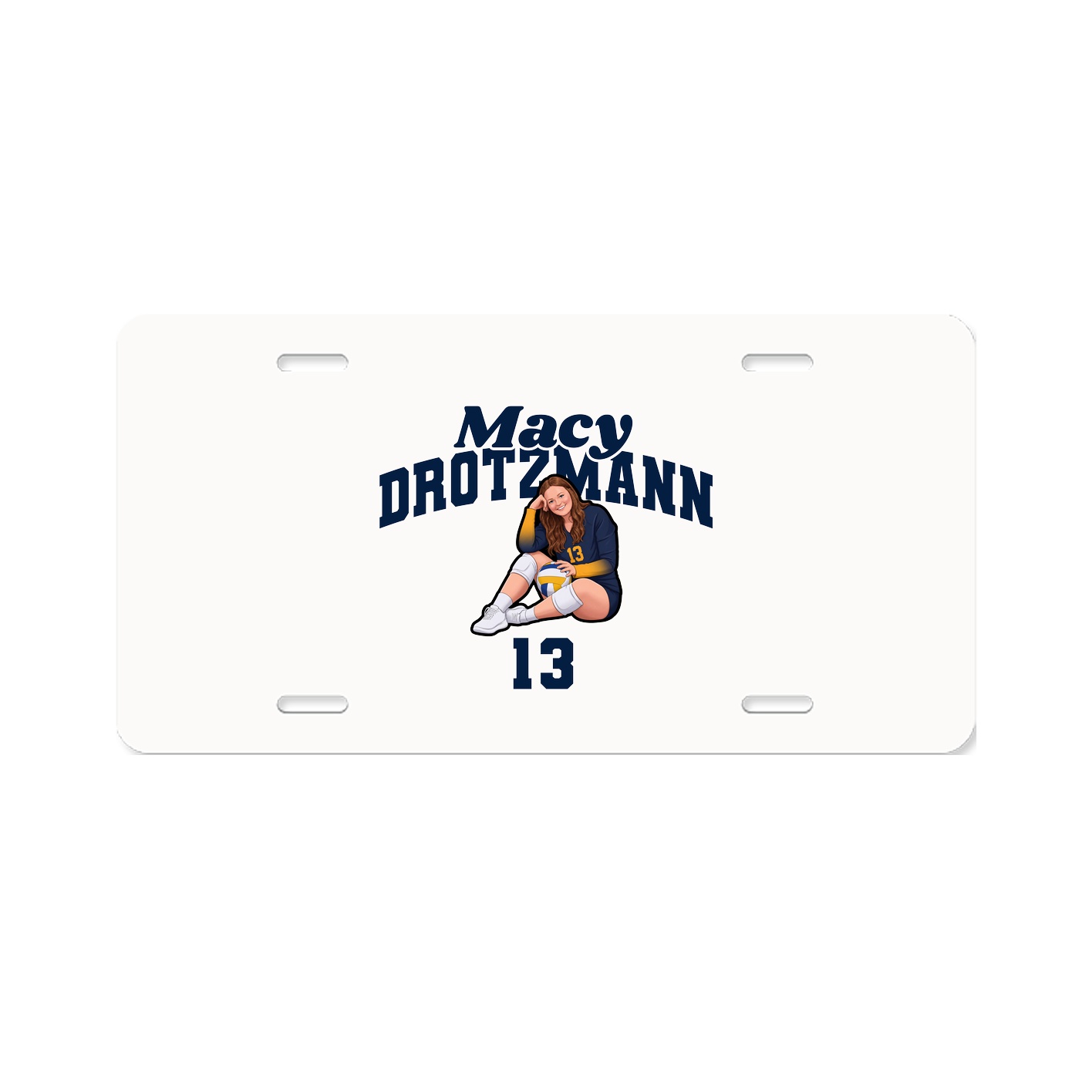 License Plate — Signature Arch in Classic