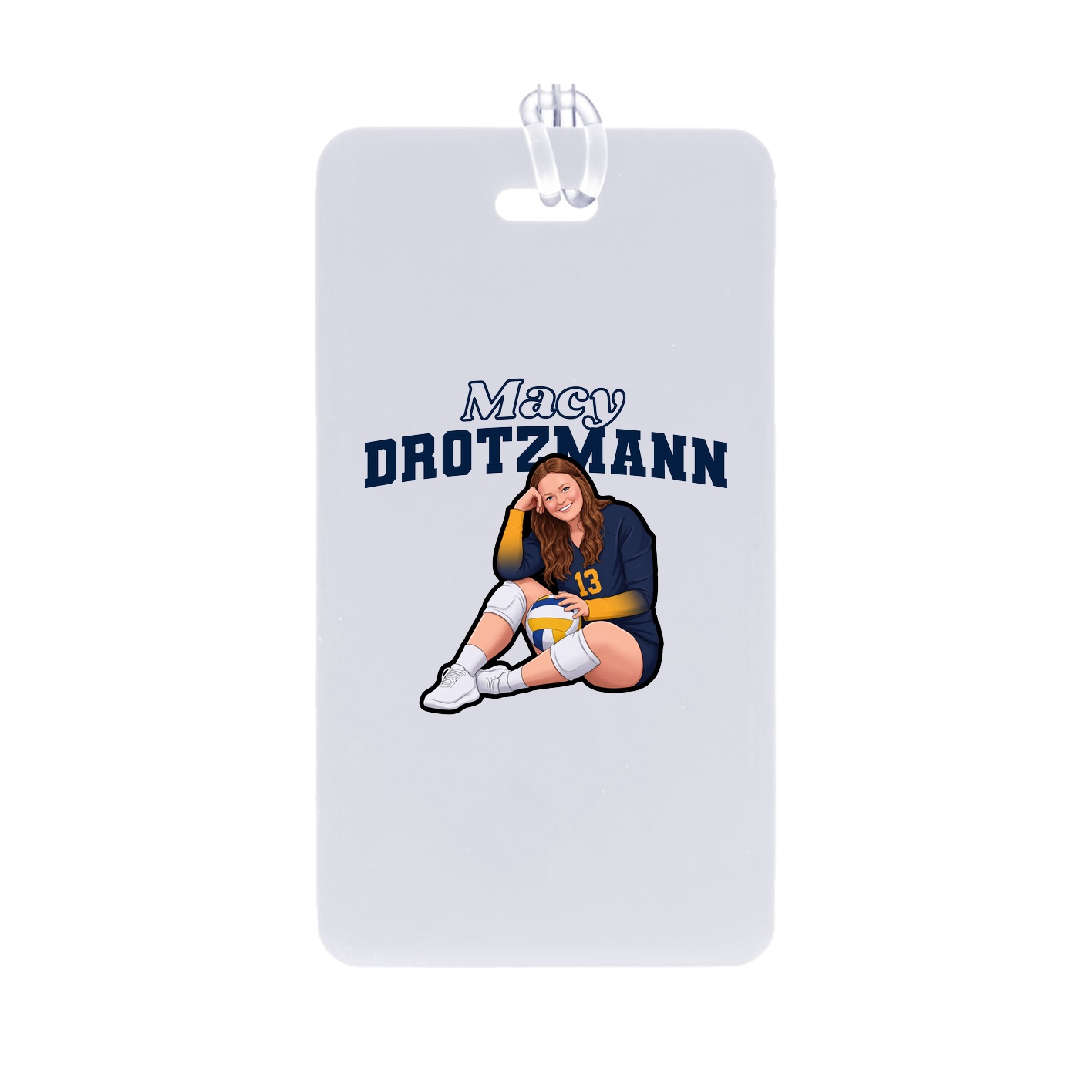 Bag Tag — Name Arch in Classic