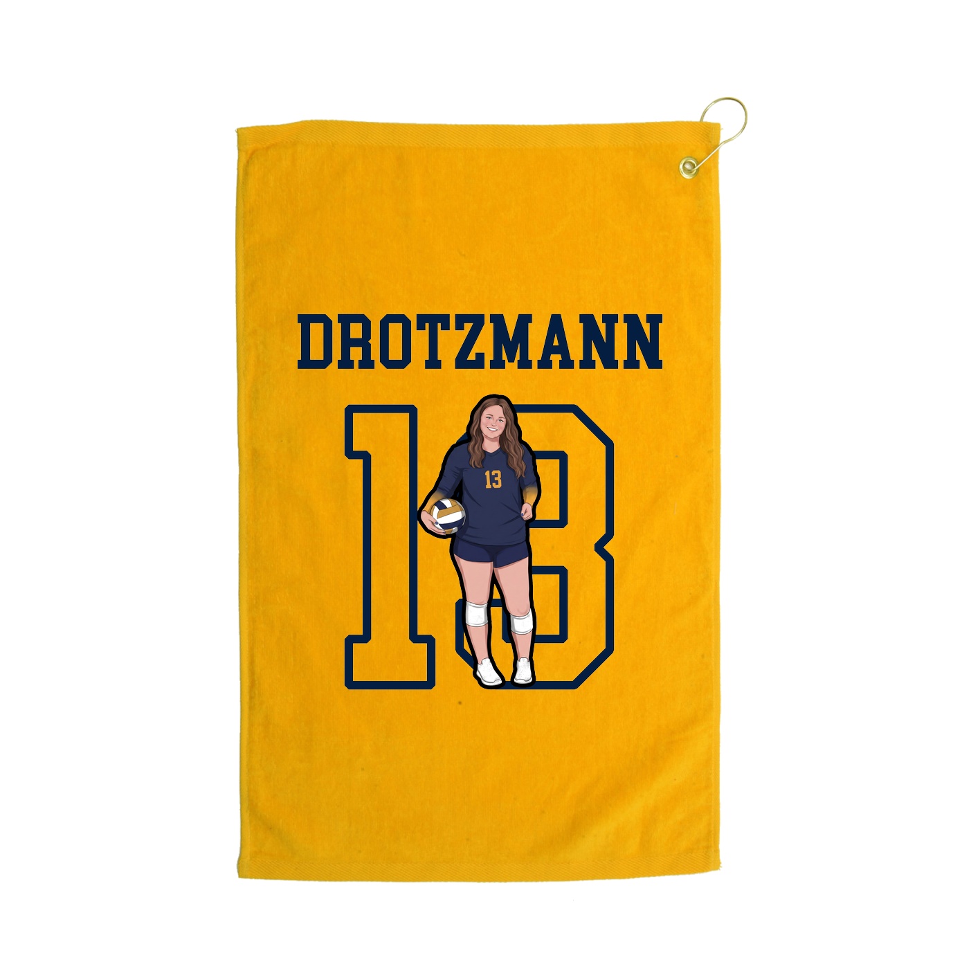 Golf Towel — Shirsey in Gold