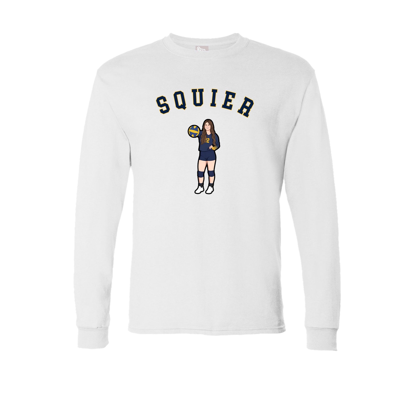 Long Sleeve Tee — Shirsey Arch in White