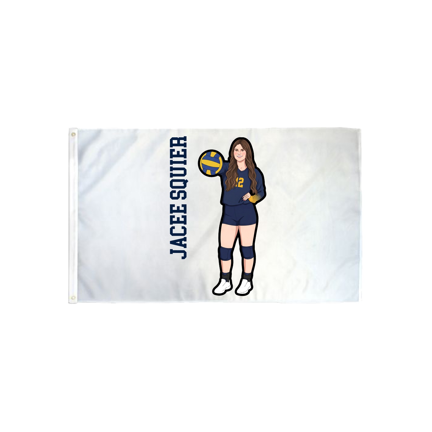 3x5 Flag — Name Vertical in Classic