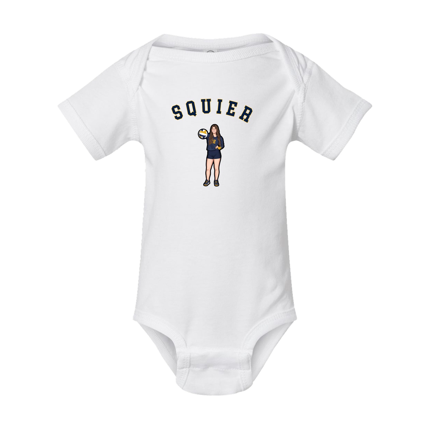 Baby Onesie — Shirsey Arch in White