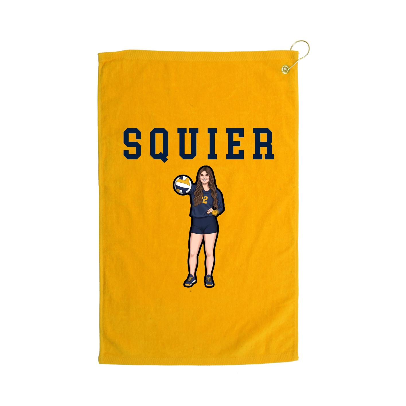 Golf Towel — Shirsey in Gold