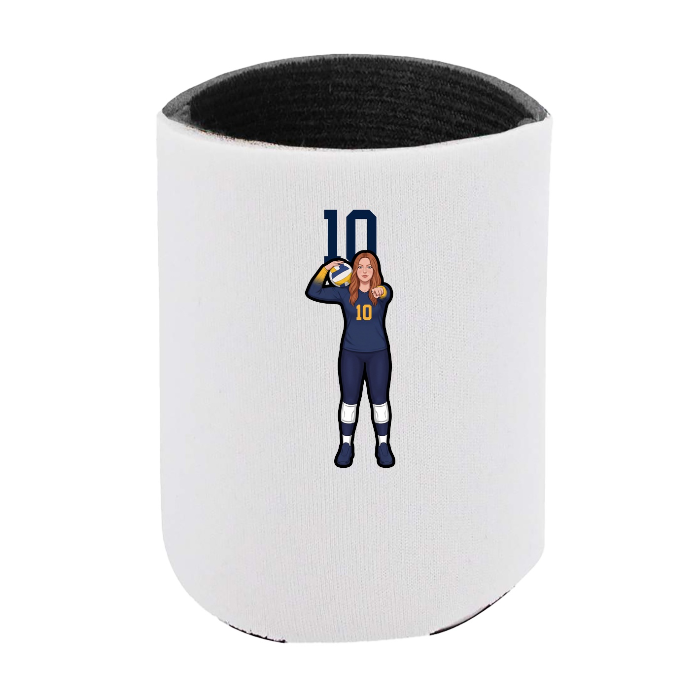 Can Holder — Number Top in White