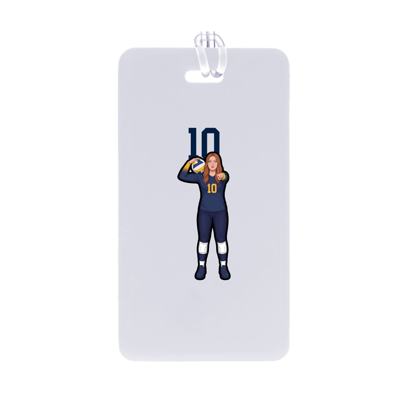 Bag Tag — Number Top in Classic