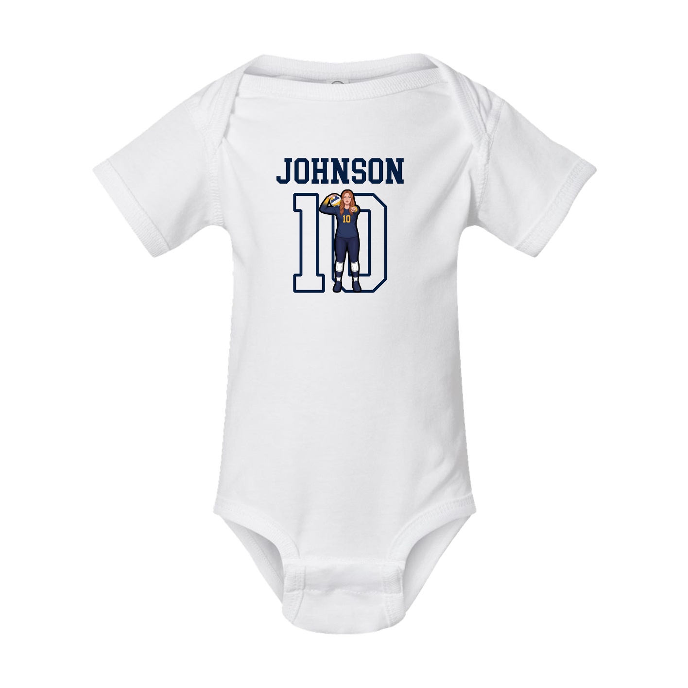Baby Onesie — Shirsey in White