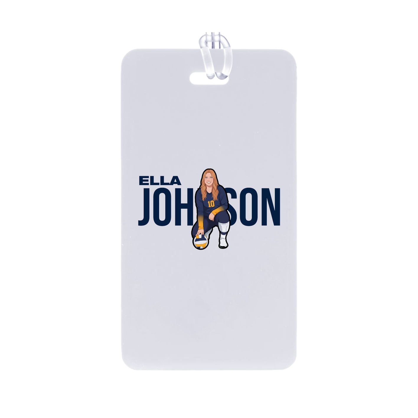 Bag Tag — Player Name in Classic