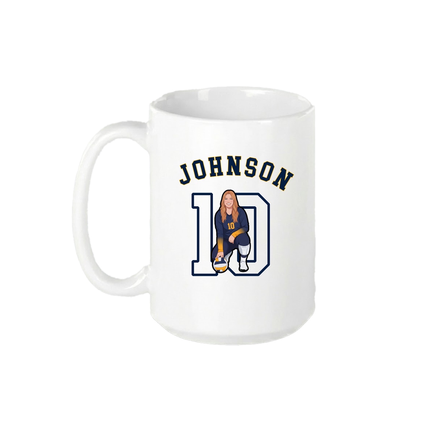 15oz Coffee Mug — Shirsey Arch in White