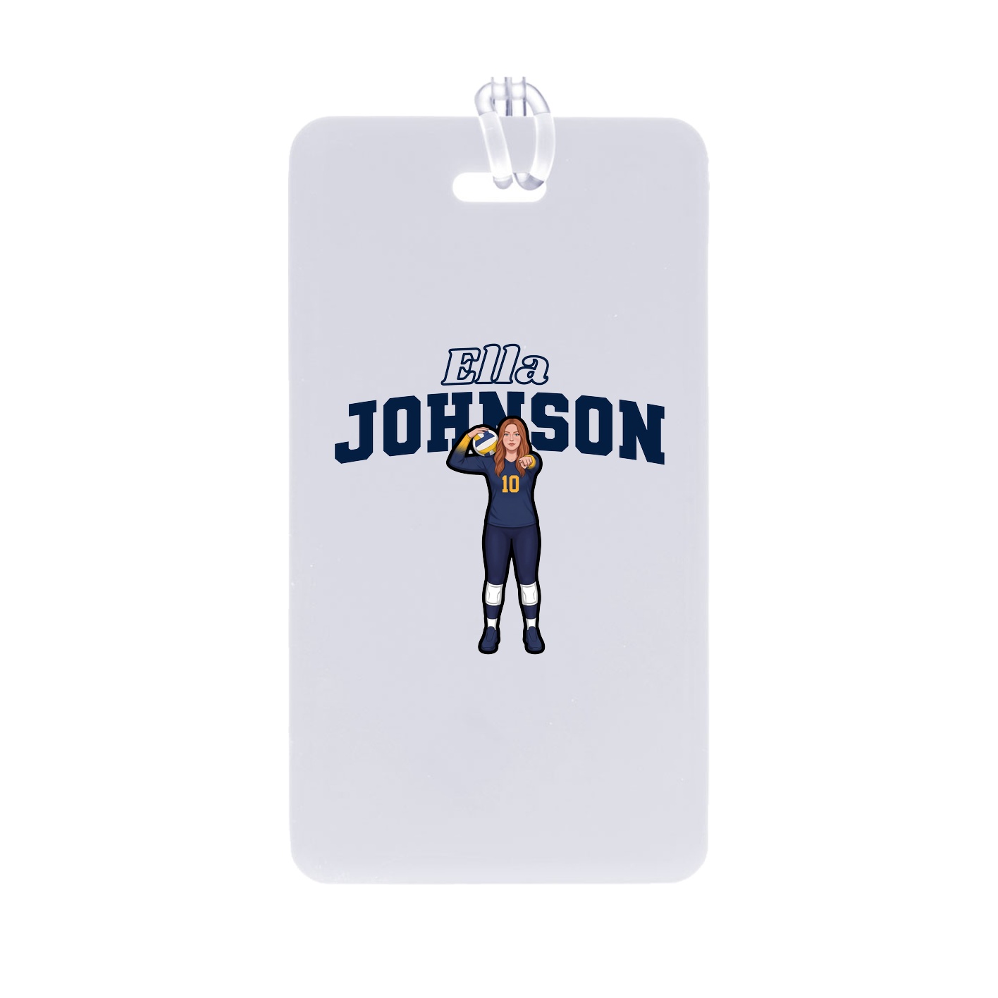 Bag Tag — Name Arch in Classic