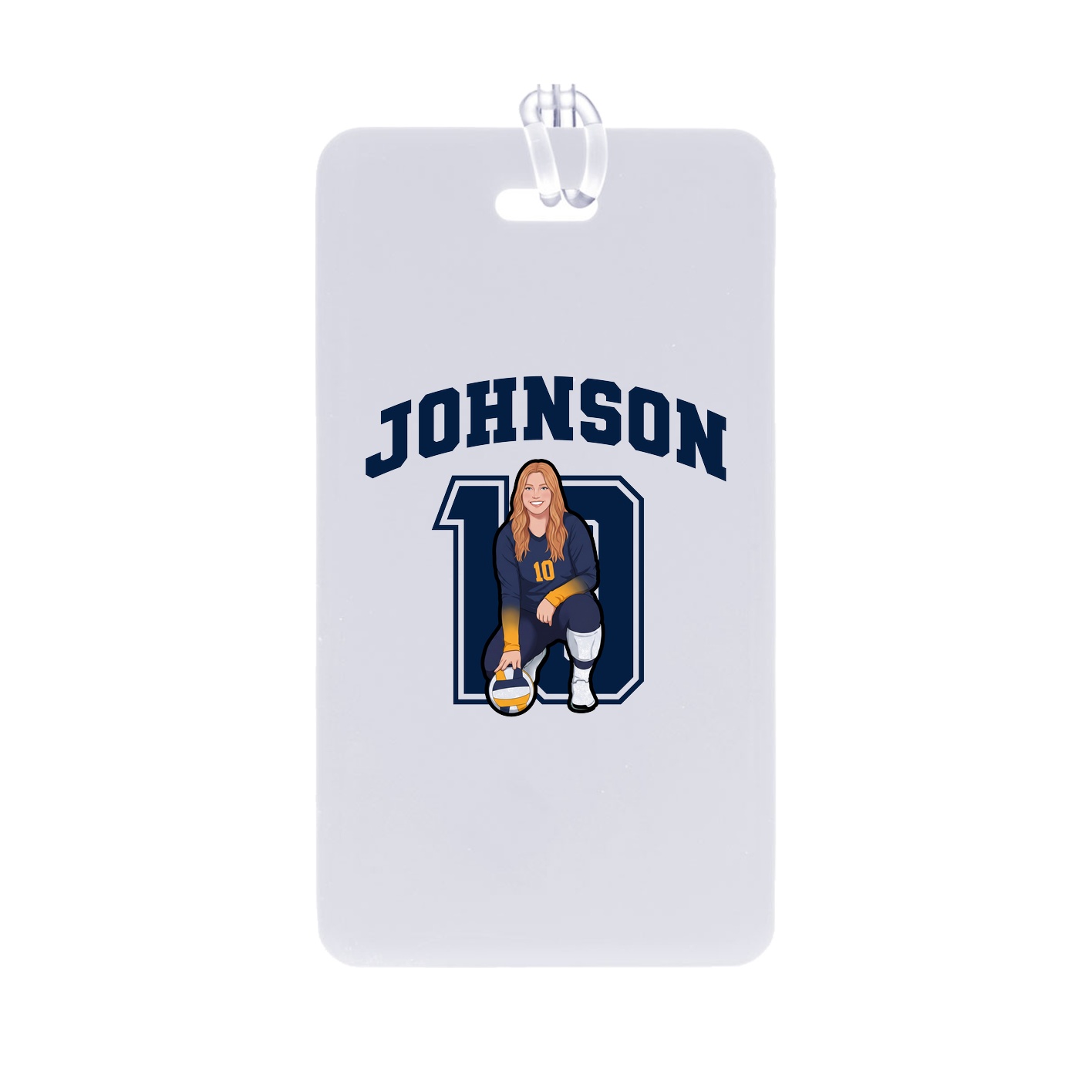 Bag Tag — Number in Classic