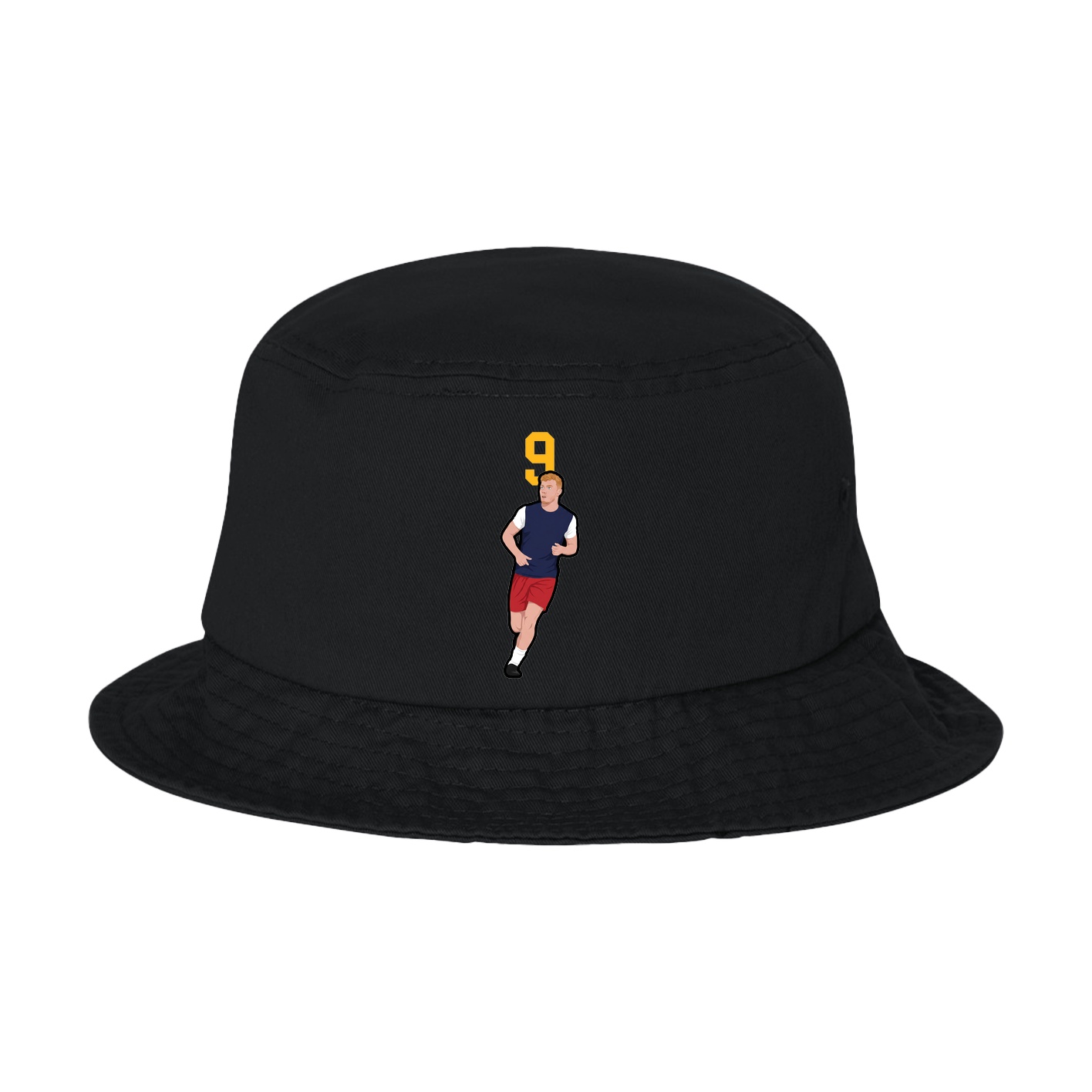 Bucket Cap — Number Top in Black