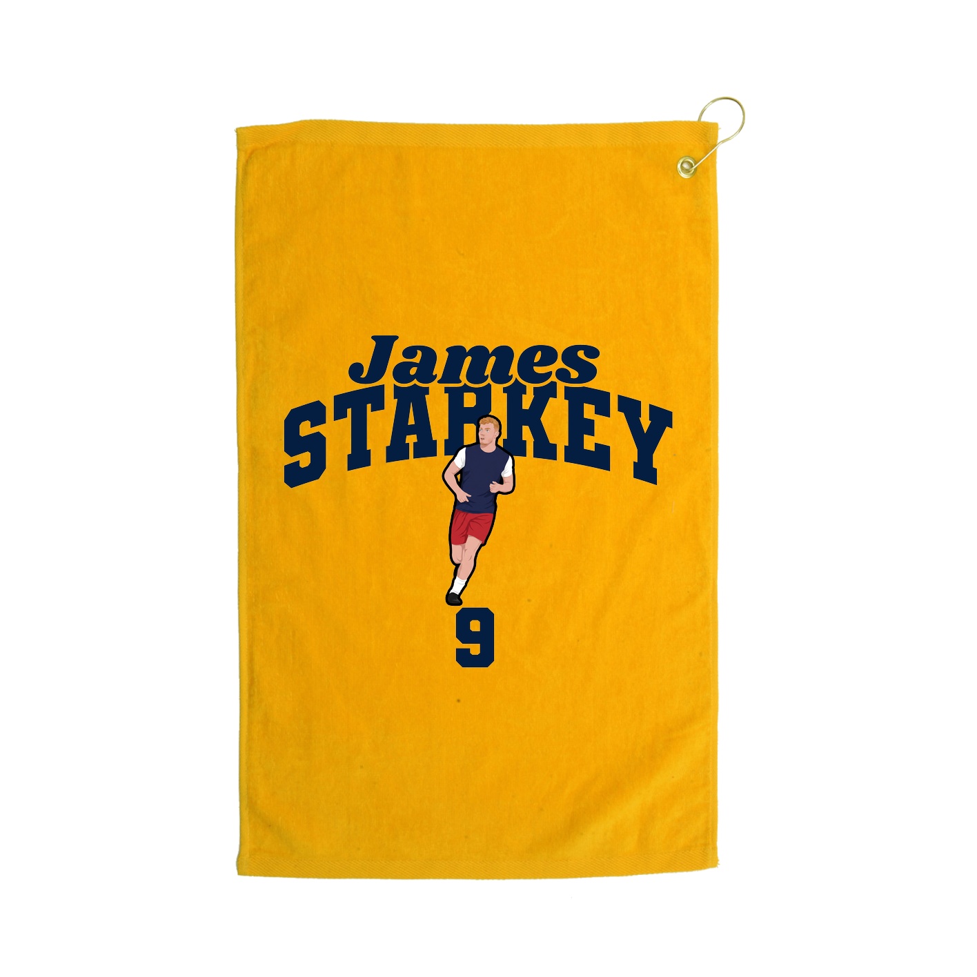 Golf Towel — Signature Arch in Gold
