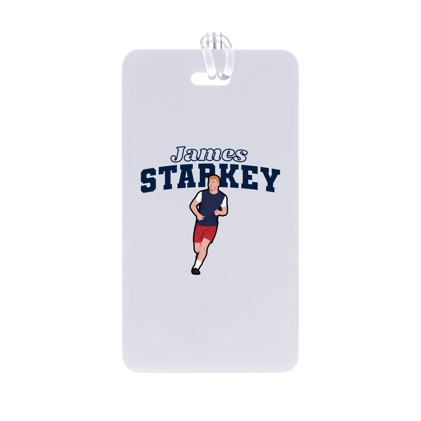 Bag Tag — Name Arch in Classic