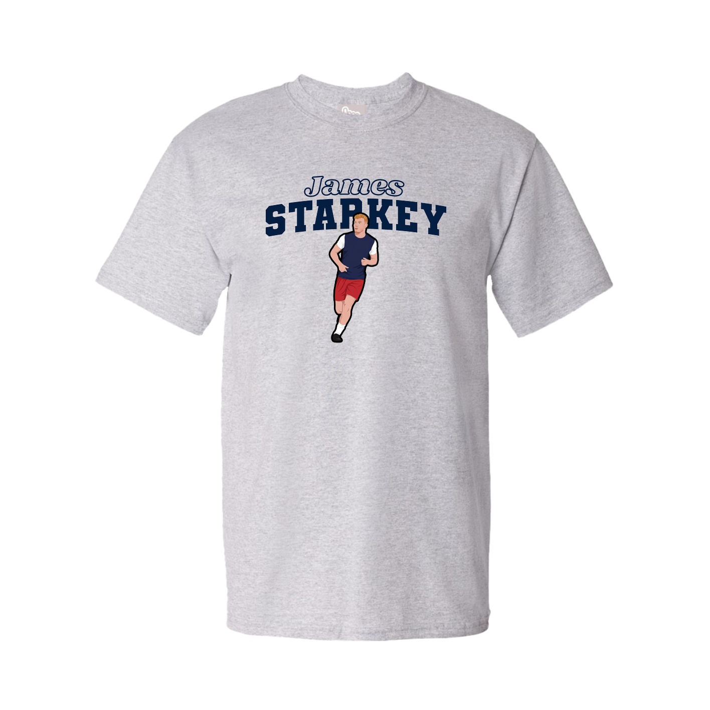 Tee — Name Arch in Grey