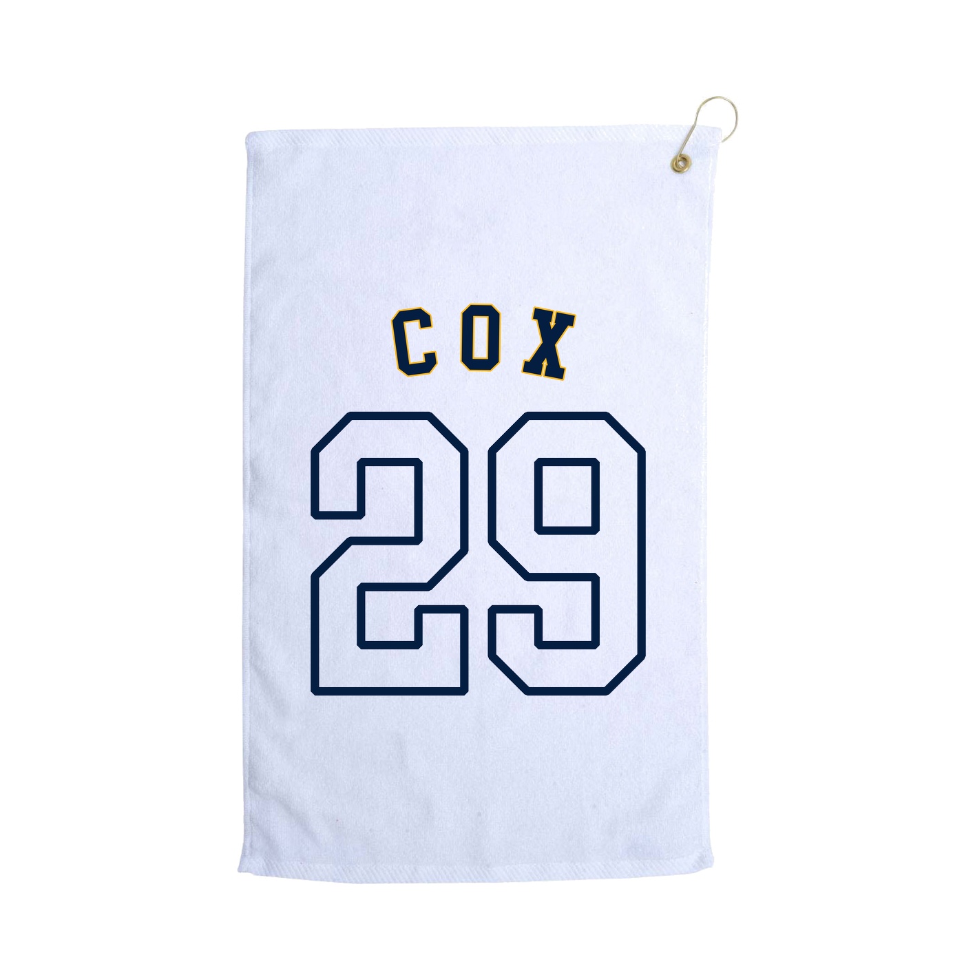Golf Towel — Shirsey Arch in White