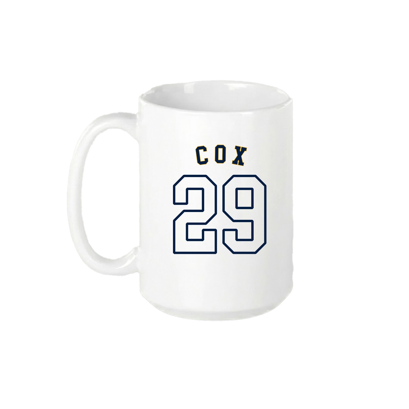 15oz Coffee Mug — Shirsey Arch in White