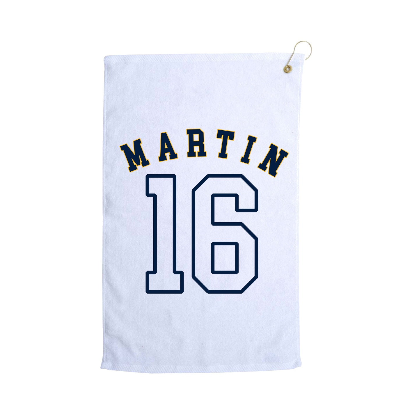 Golf Towel — Shirsey Arch in White