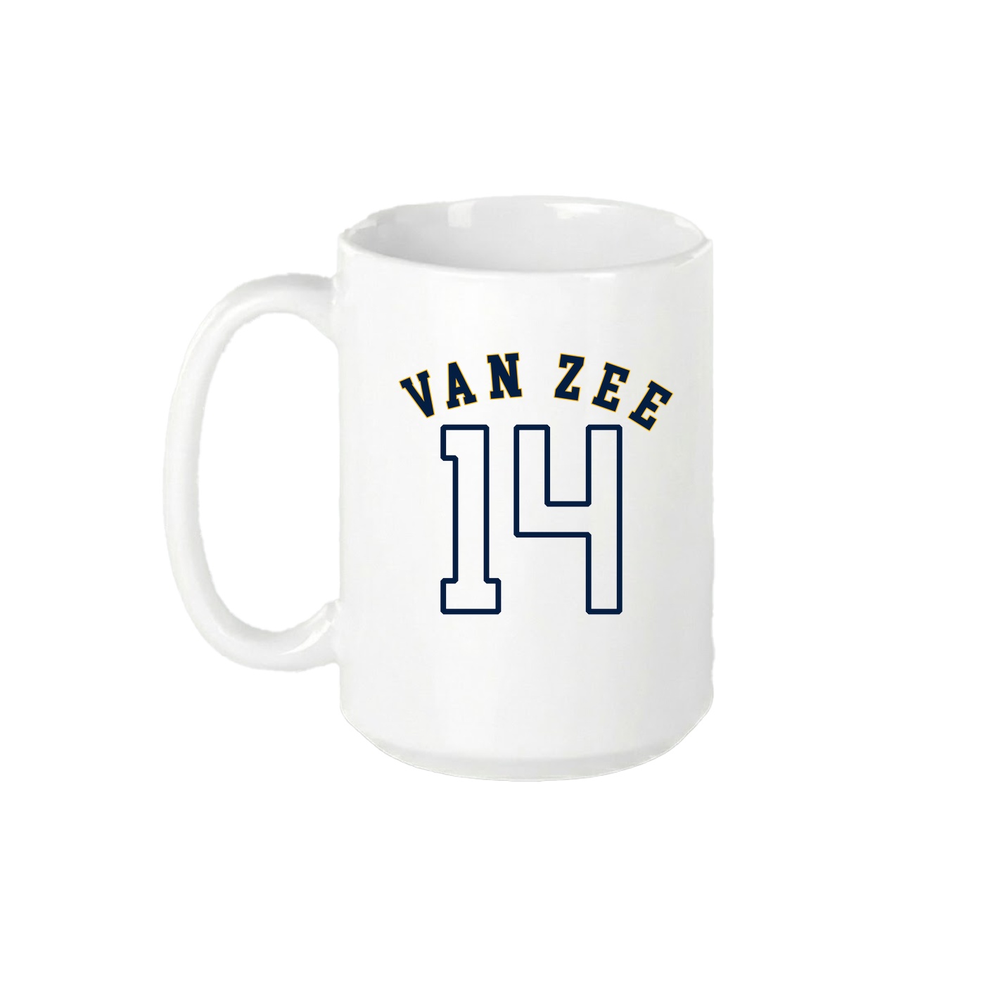 15oz Coffee Mug — Shirsey Arch in White