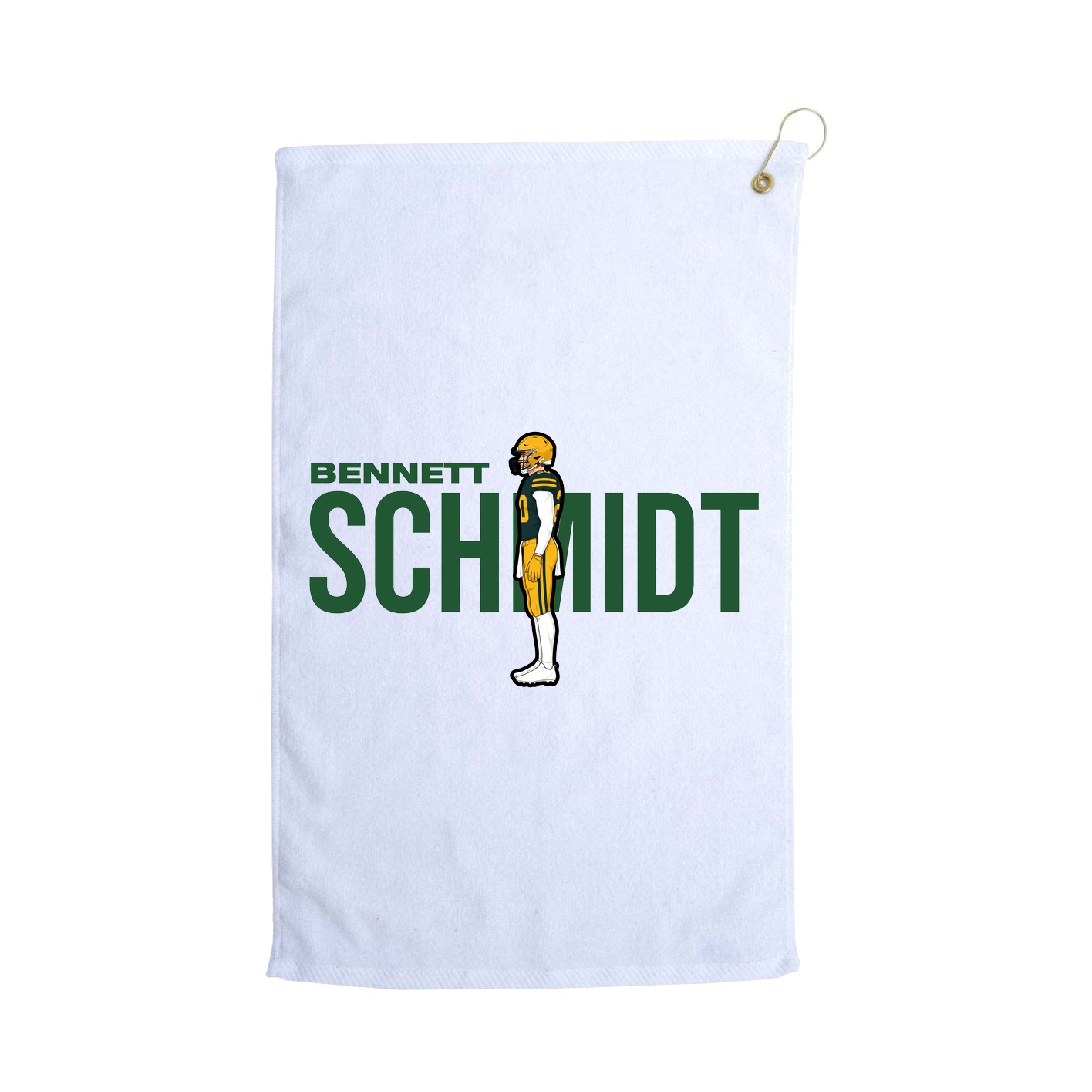 Golf Towel — Player Name in White