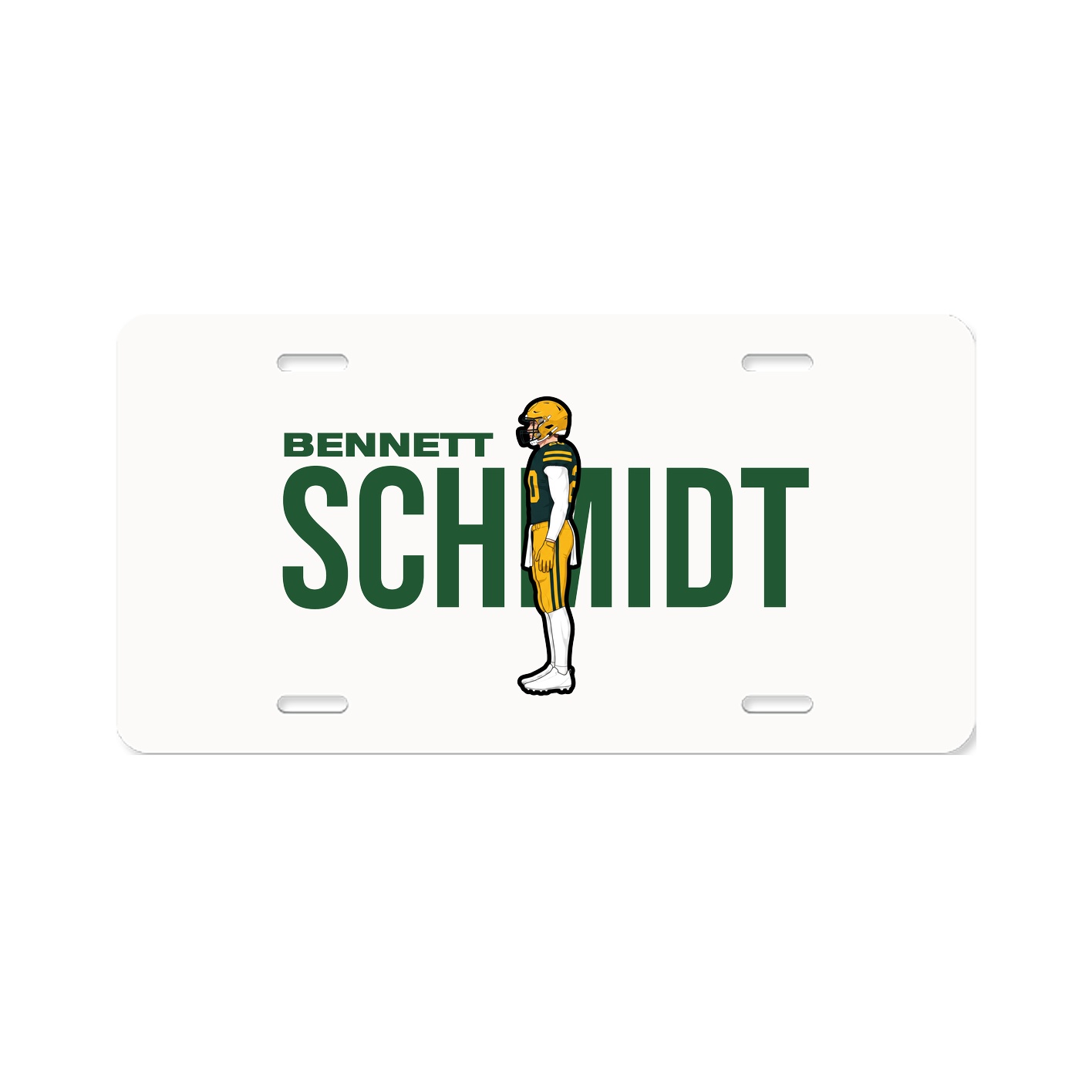 License Plate — Player Name in Classic