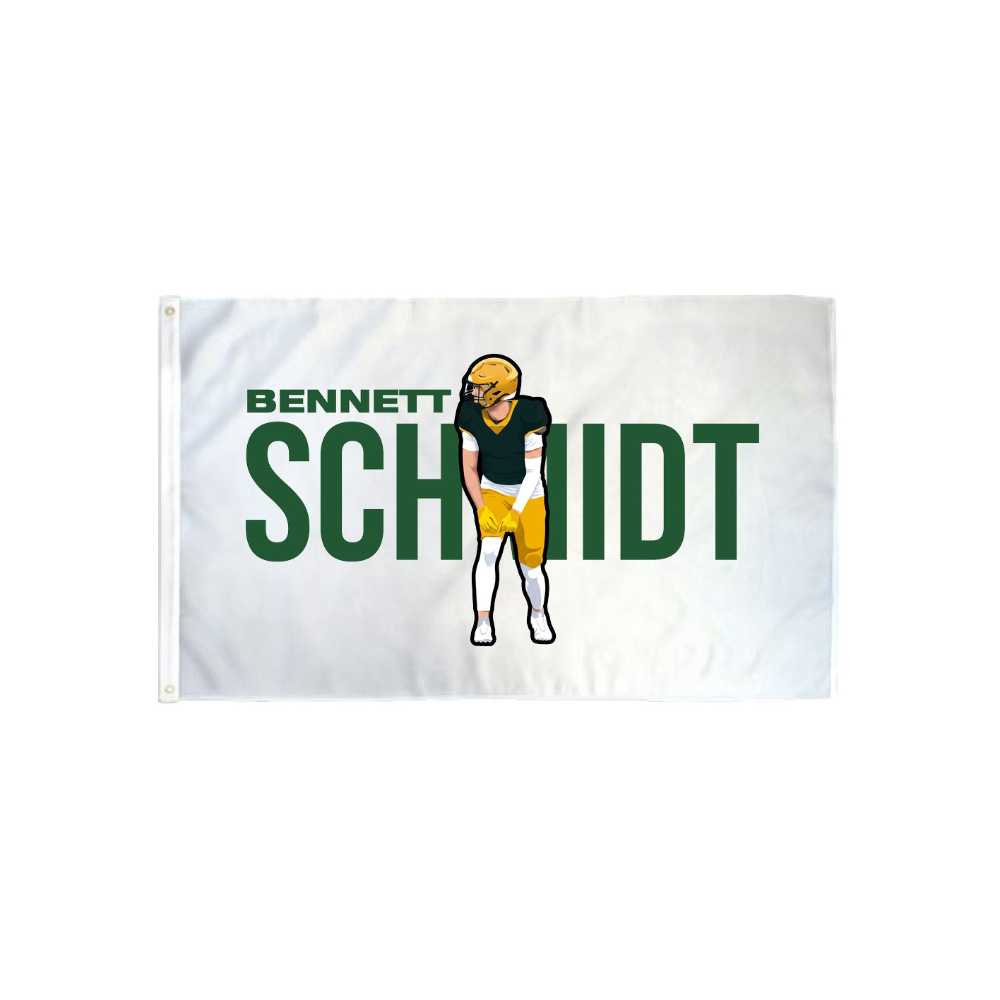 3x5 Flag — Player Name in Classic
