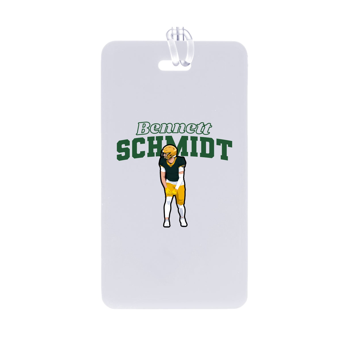 Bag Tag — Name Arch in Classic