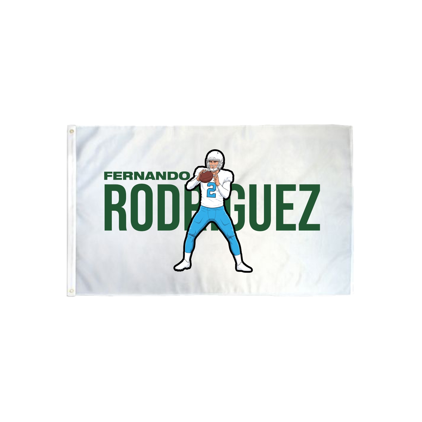 3x5 Flag — Player Name in Classic