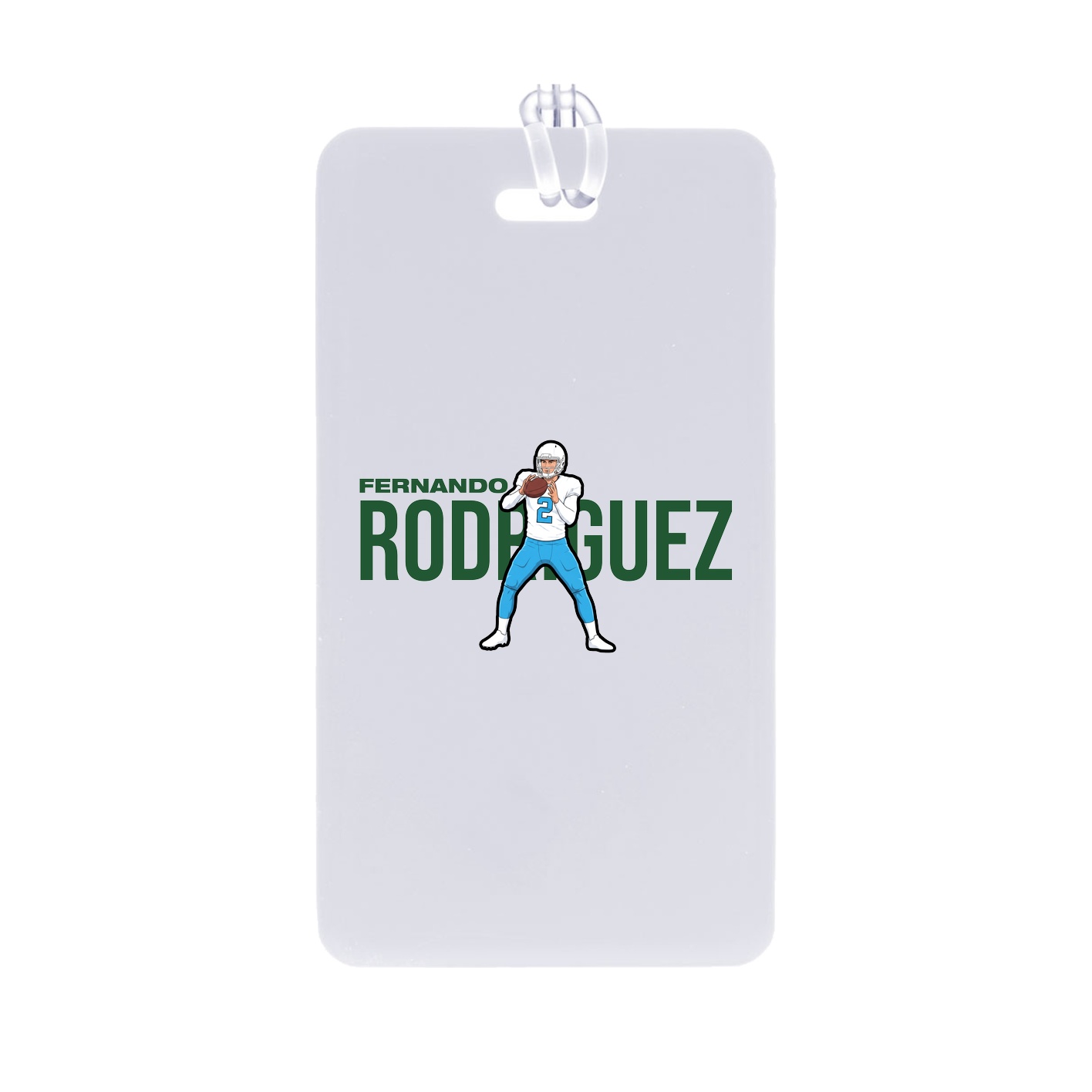 Bag Tag — Player Name in Classic