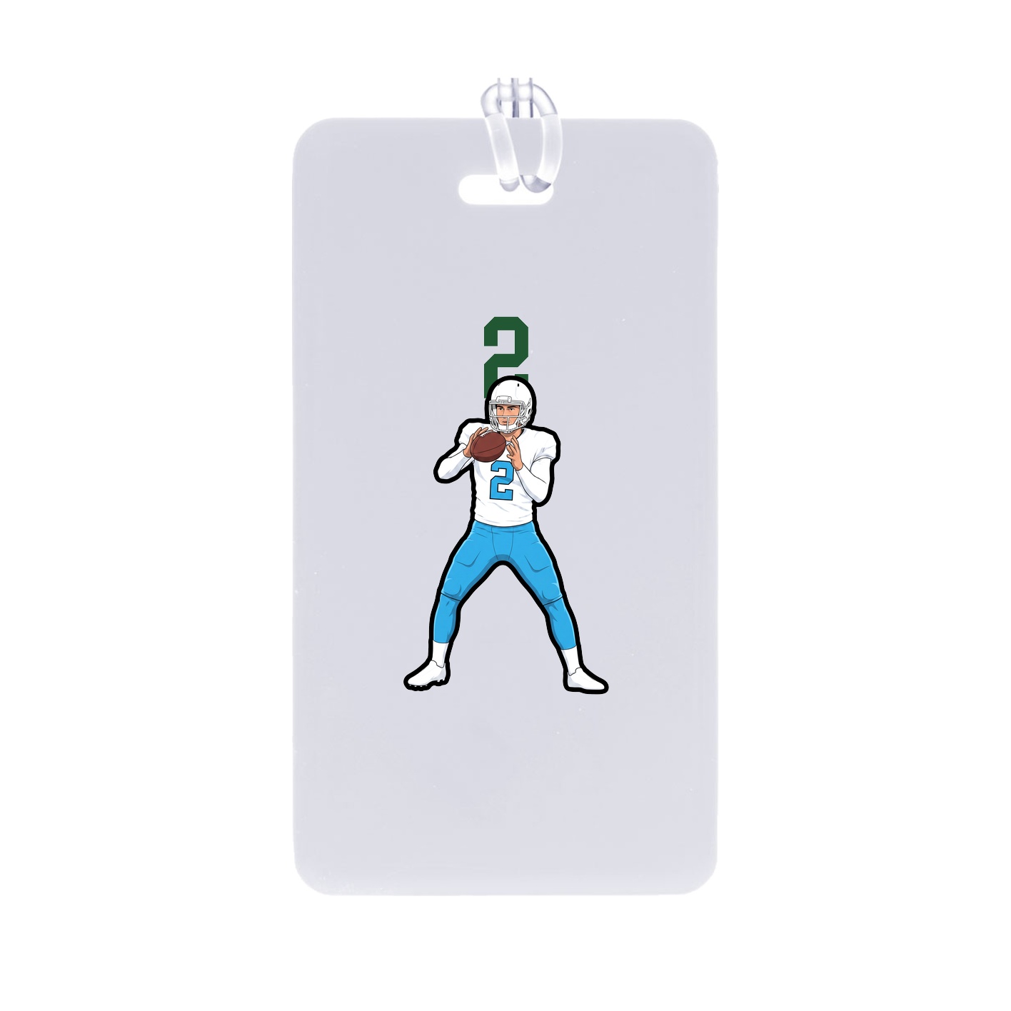 Bag Tag — Number Top in Classic