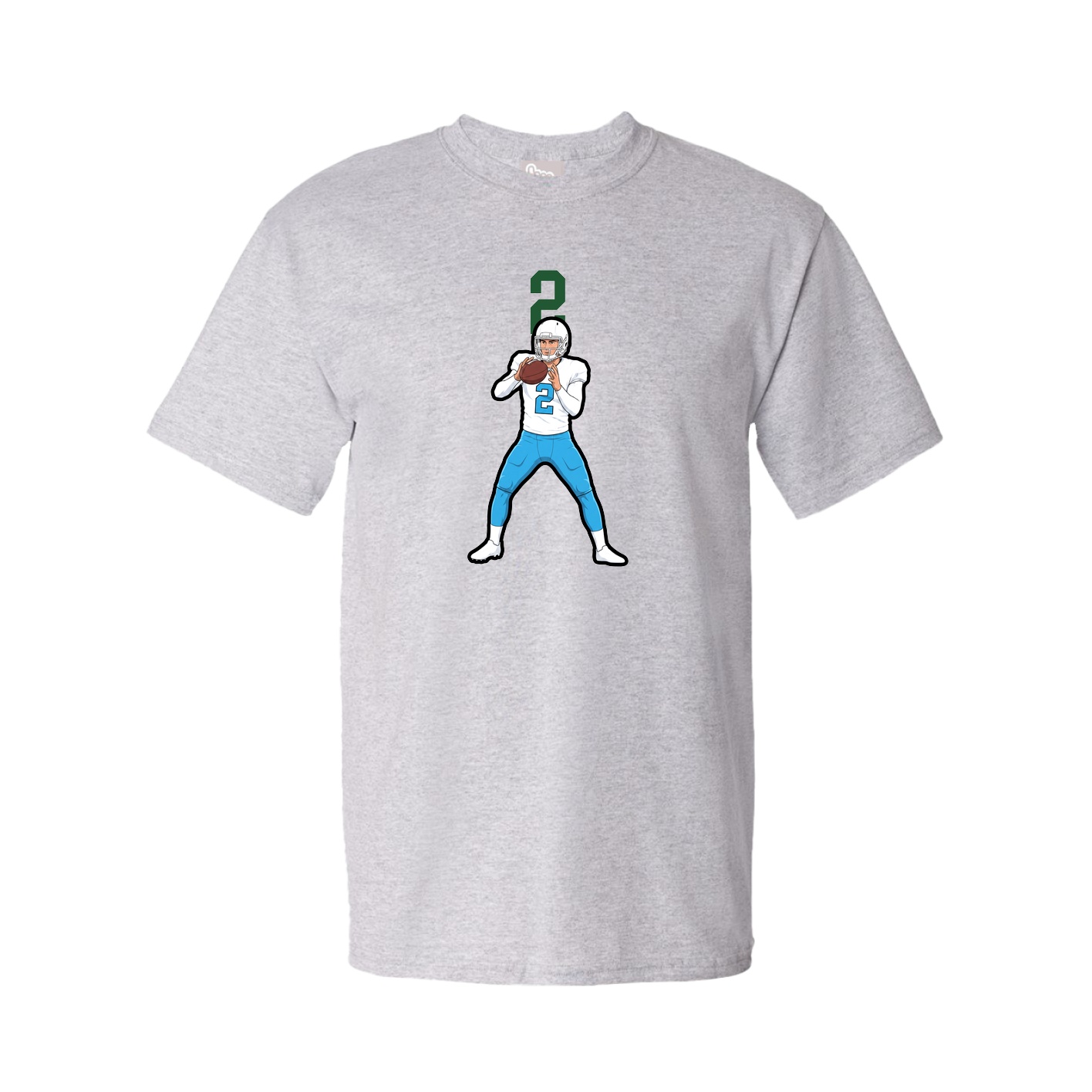 Tee — Number Top in Grey