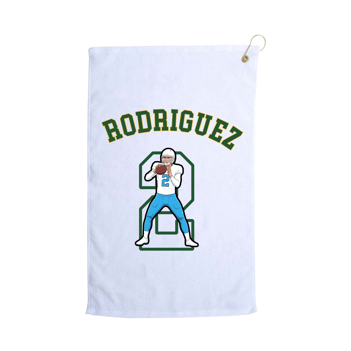 Golf Towel — Shirsey Arch in White