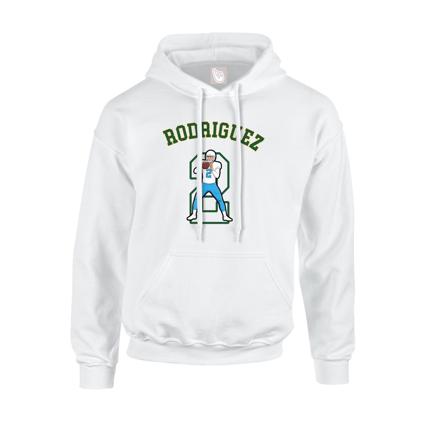 Hoodie — Shirsey Arch in White