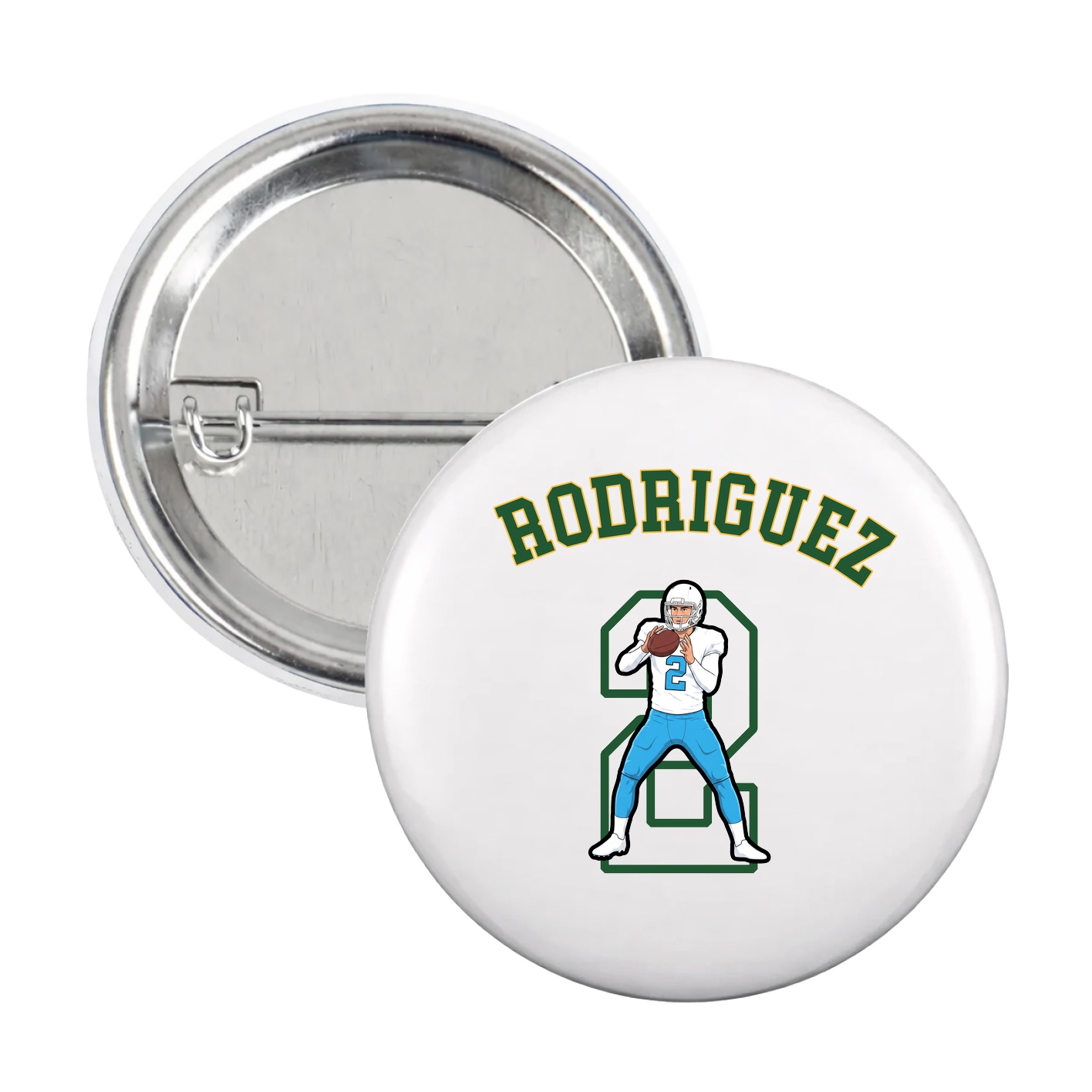 Game Day Button — Shirsey Arch in White
