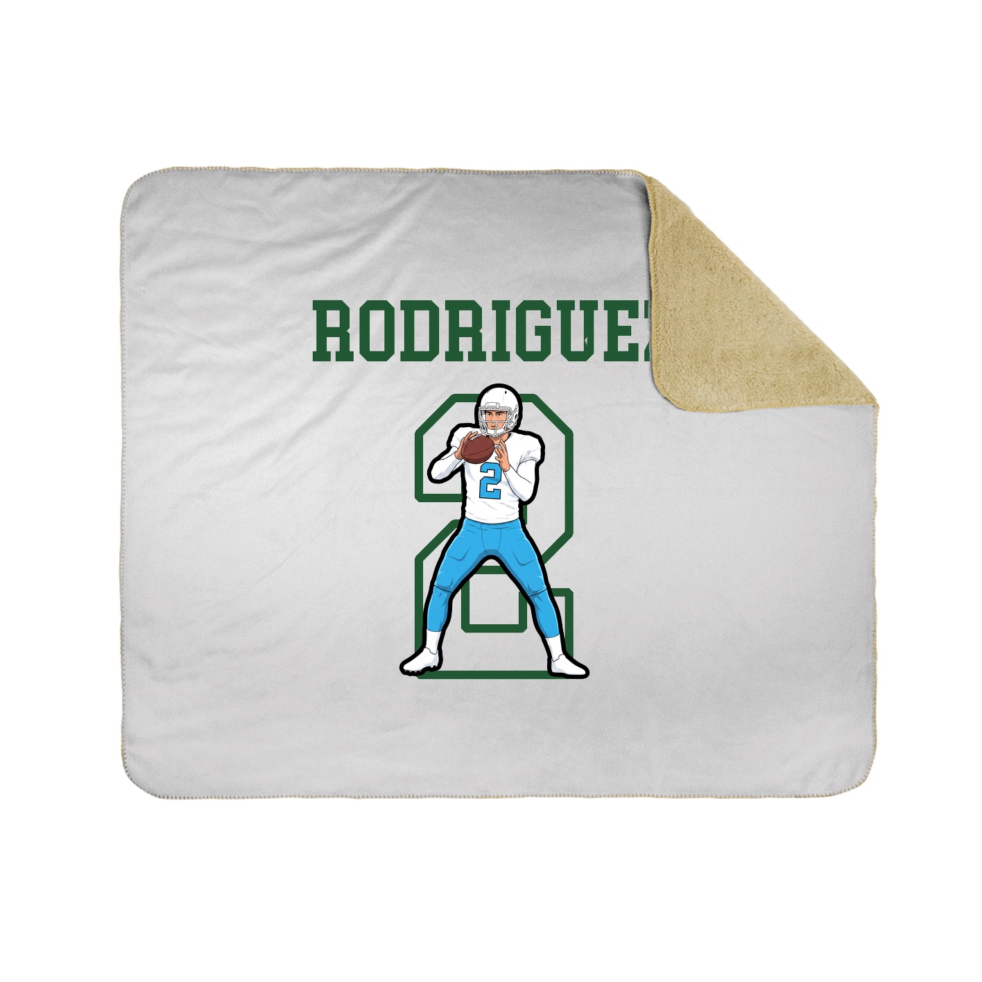 Throw Blanket — Shirsey in White
