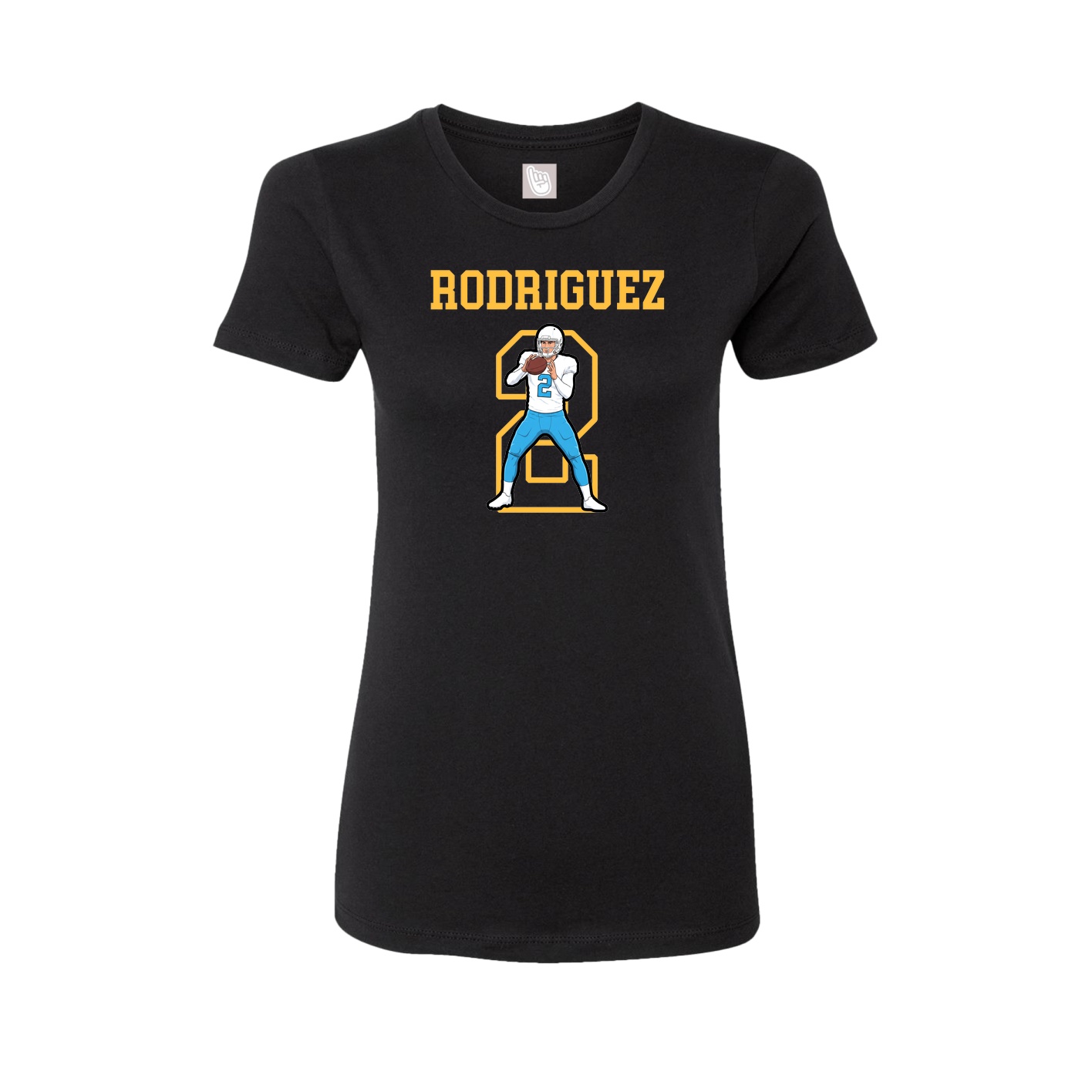 Fitted Women's Tee — Shirsey in Black