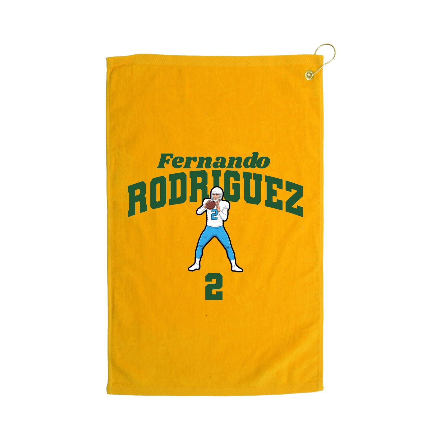 Golf Towel — Signature Arch in Gold