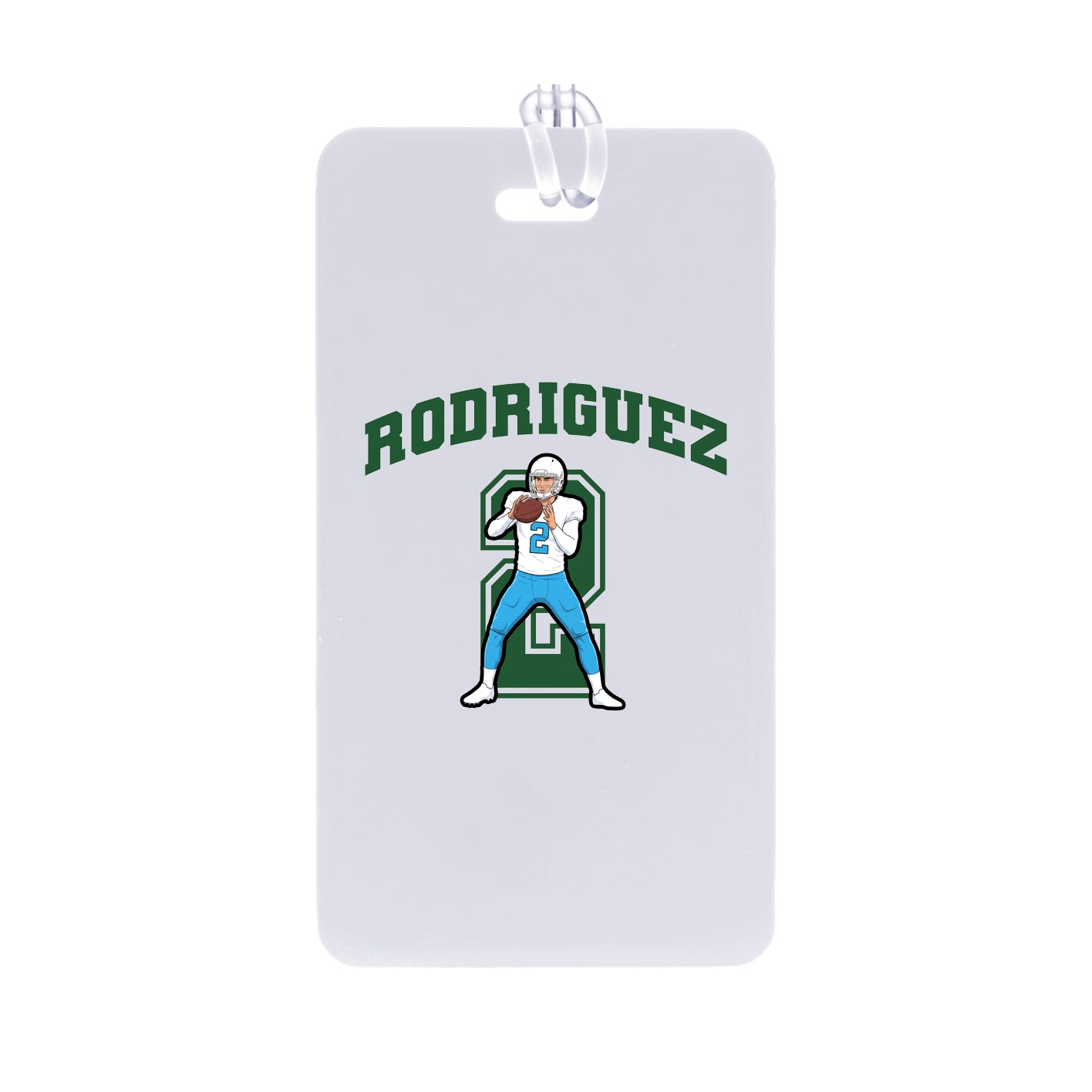 Bag Tag — Number in Classic