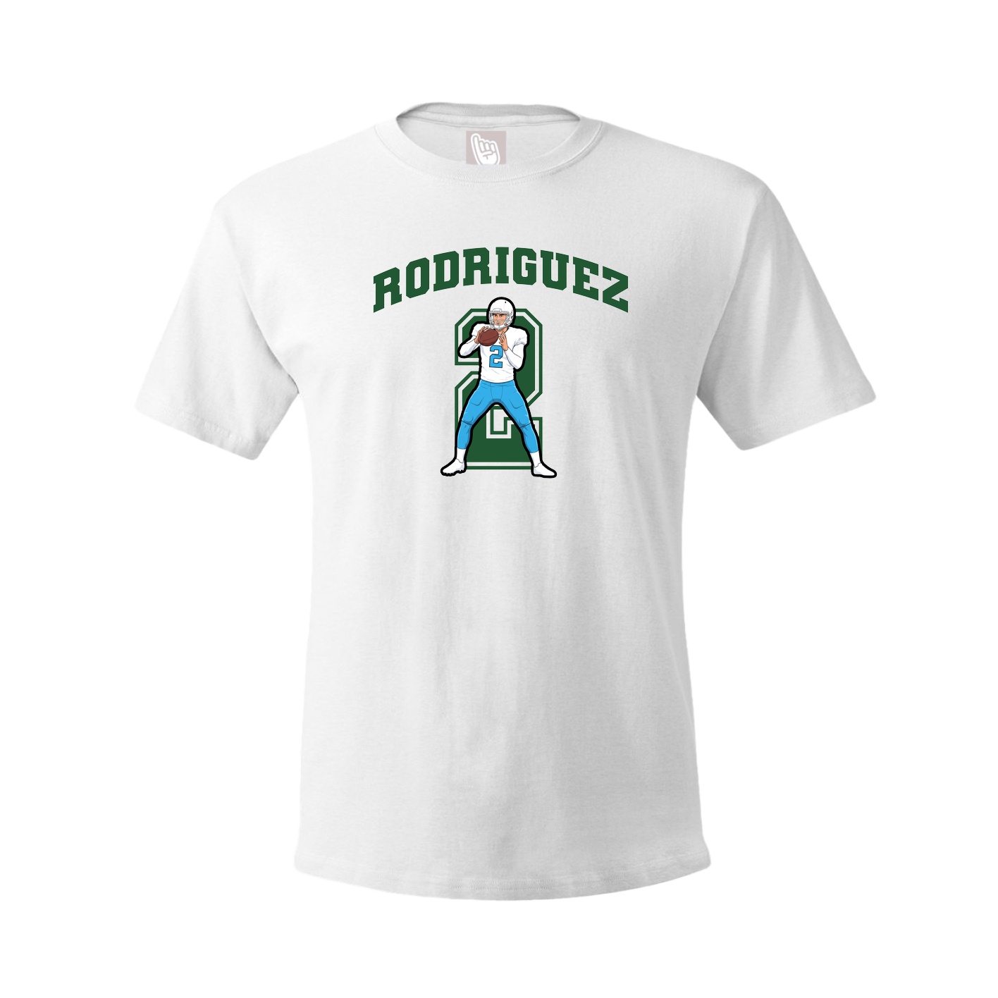 Tee — Number in White