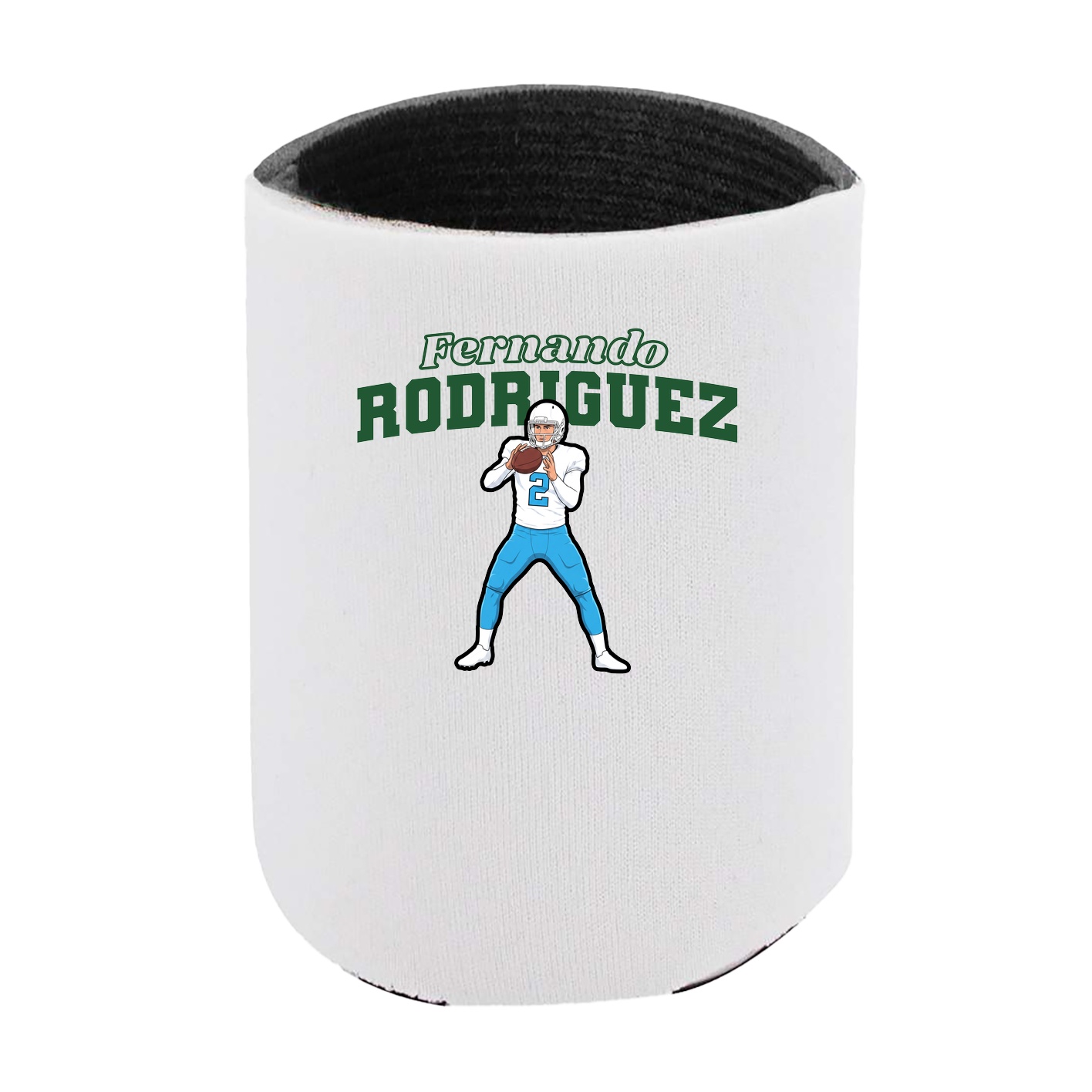 Can Holder — Name Arch in White