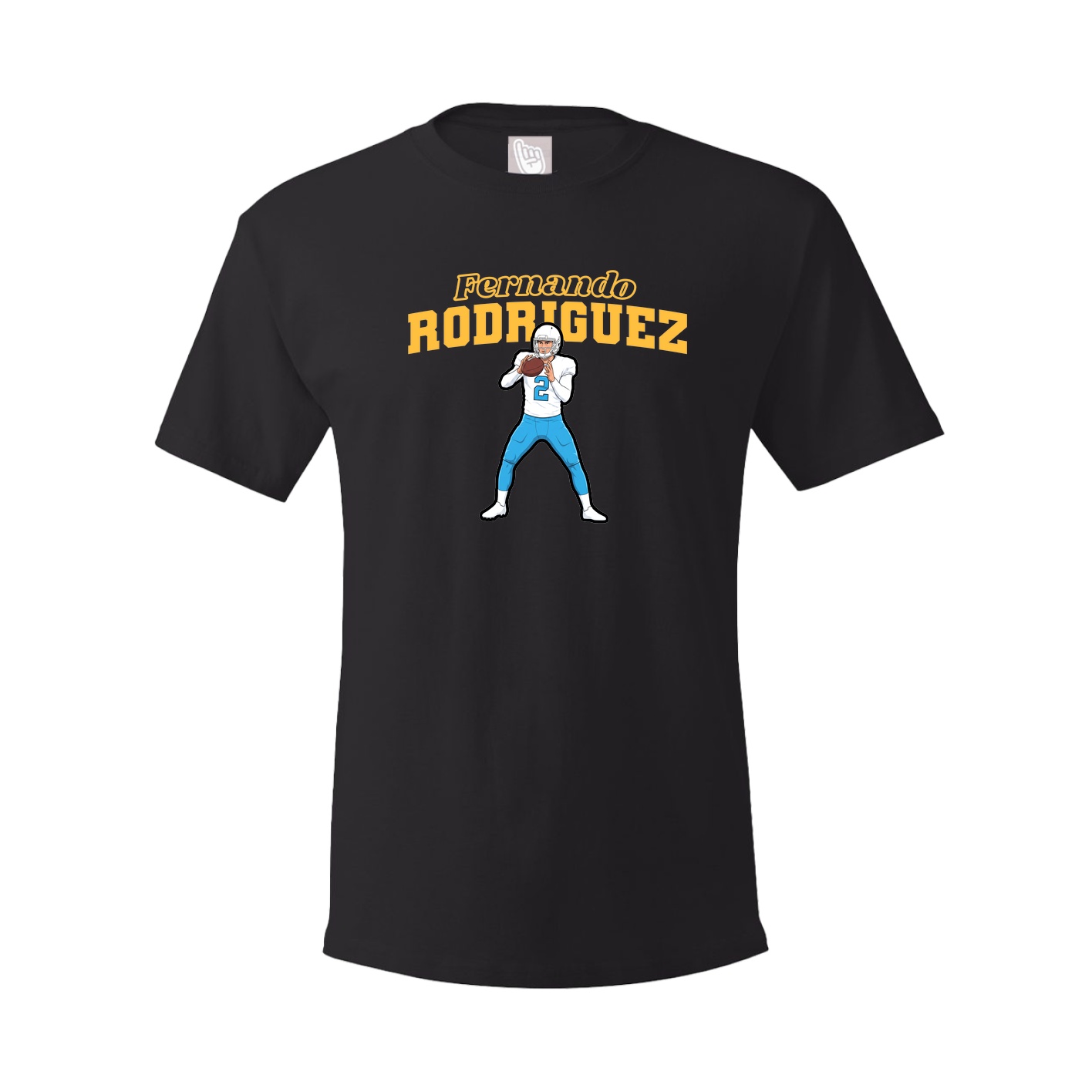 Youth Tee — Name Arch in Black